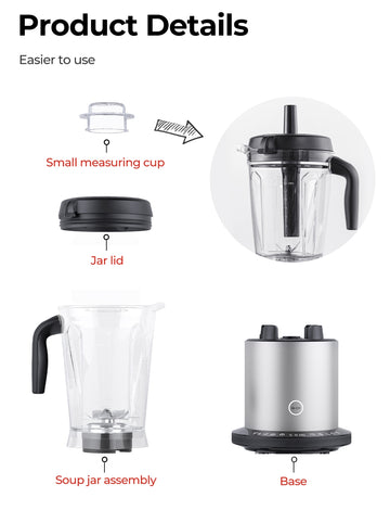 1500W スムージーメーカー ハイパワー ジューサー&ブレンダー 10段階スピード